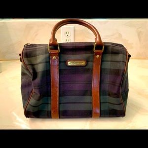 RALPH LAUREN BLACKWATCH PLAID / VINTAGE SATCHEL